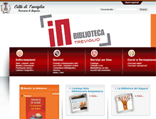 Tablet Screenshot of biblioteca.comune.treviglio.bg.it